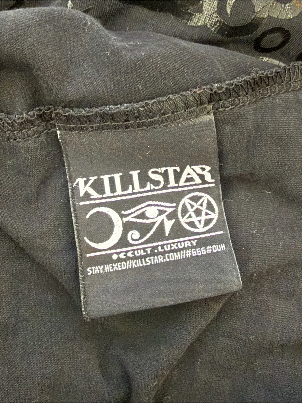 Killstar - Occult Print Black Maxi Skirt - Rare / Discontinued - M